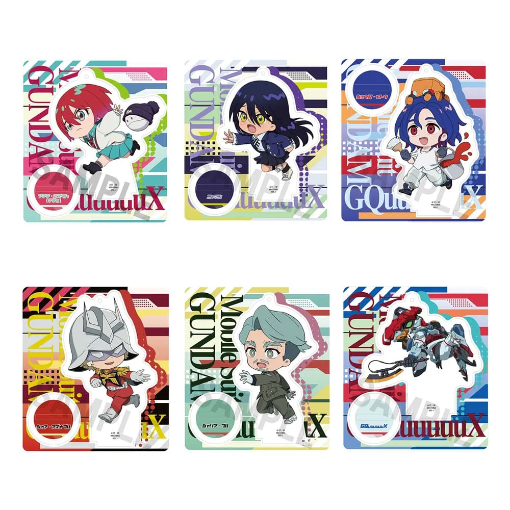 Mobile Suit Gundam GQuuuuuuX TokoToko Acrylic Figure 9cm Blind Box - 1 Unidade